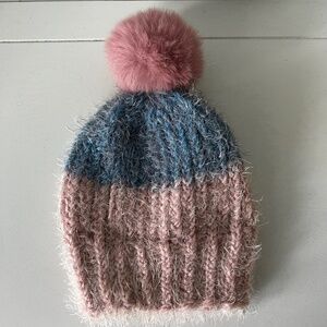 NEW Handmade Knit Baby Hat with PomPom